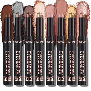 8 pieces eyeshadow sticks and highlighters set similar to Bobbie Br…